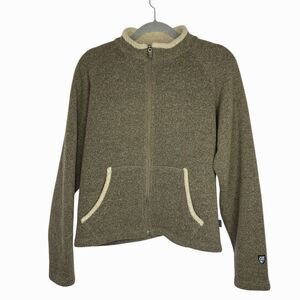 VTG Älf Alfpaca Kuhl Fleece Women's Medium Full Zip Jacket Canada Made Outdoor